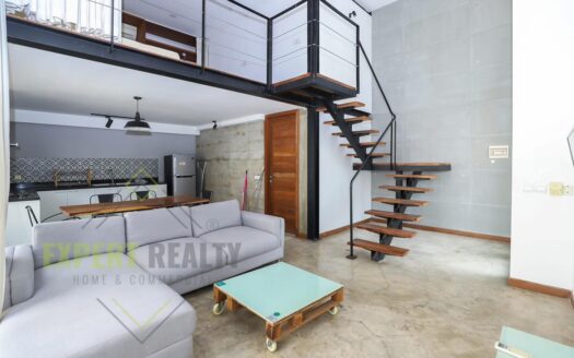 Renovated 1 Bedroom Duplex Apartment for Rent in BKK1 Area