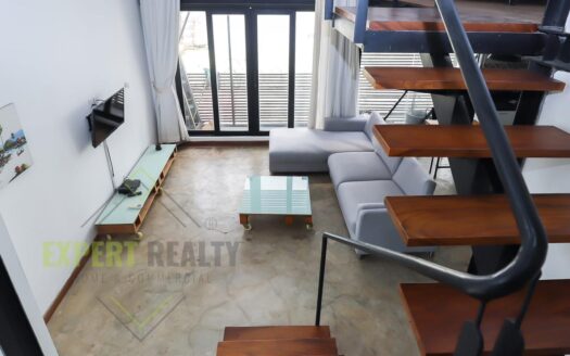 Renovated 1 Bedroom Duplex Apartment for Rent in BKK1 Area